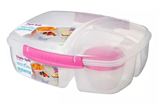 Контейнер 3-секционный с баночкой To Go