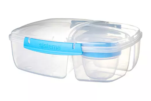 Контейнер 3-секционный с баночкой To Go