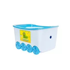 Контейнер для игрушек с крышкой Гусеница