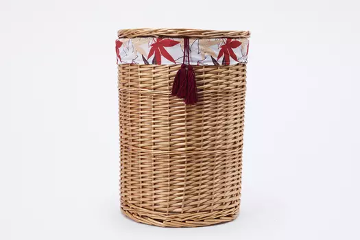 Корзина для белья с крышкой Кленовый лист