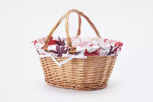 Корзина с ручками Кленовый лист