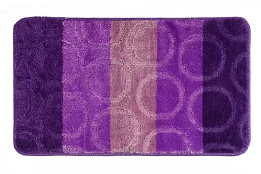 Коврик для ванной комнаты Twist Полоска круги