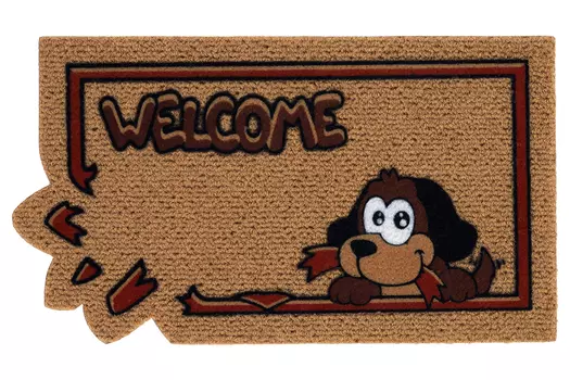 Коврик придверный Пёс-шалун