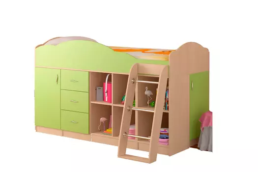 Кровать-чердак Дюймовочка