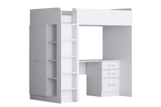 Кровать-чердак Теремок 3