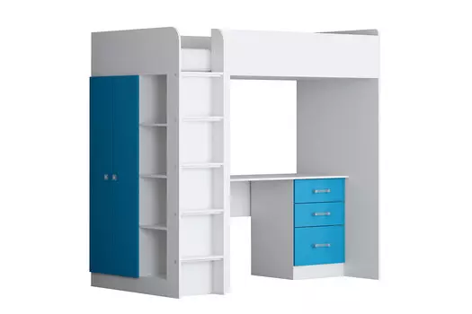 Кровать-чердак Теремок 3