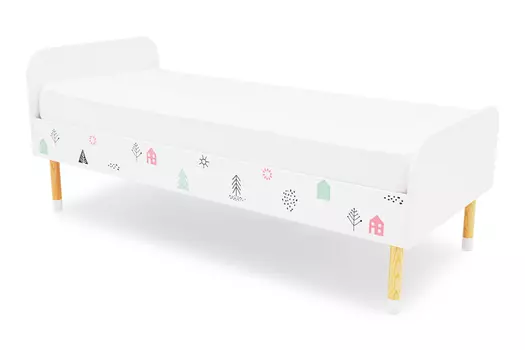 Кровать детская Stumpa Классика Домики