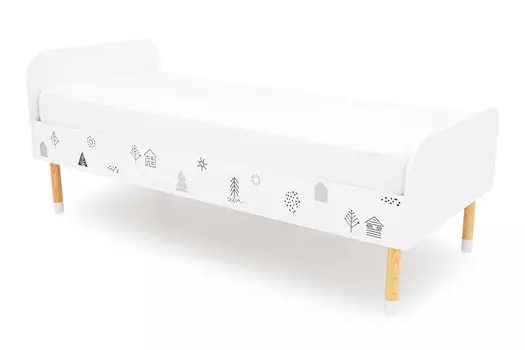 Кровать детская Stumpa Классика Домики