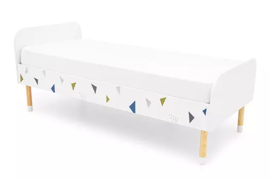 Кровать детская Stumpa Классика Треугольники