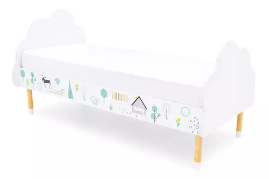 Кровать детская Stumpa Облако Ферма