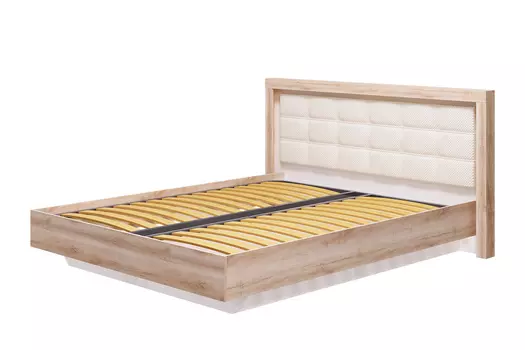 Кровать двойная с подъемным механизмом Люмен