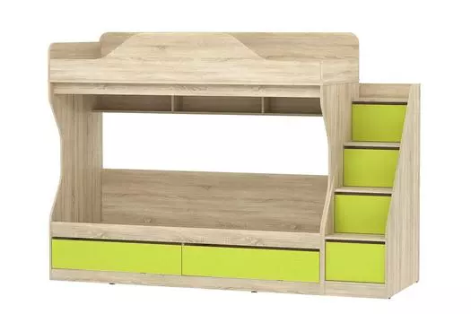 Кровать двухъярусная Акварель