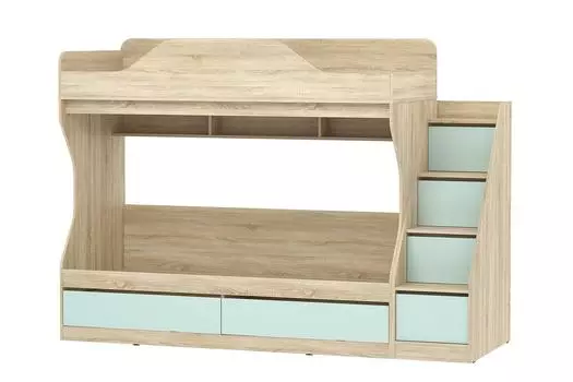 Кровать двухъярусная Акварель