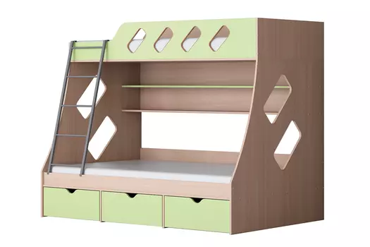 Кровать двухъярусная Дельта