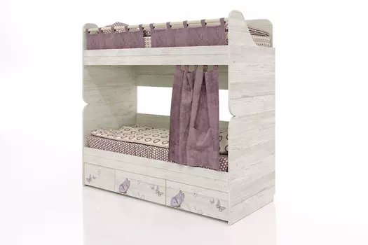 Кровать двухъярусная Леди