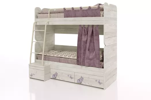 Кровать двухъярусная Леди