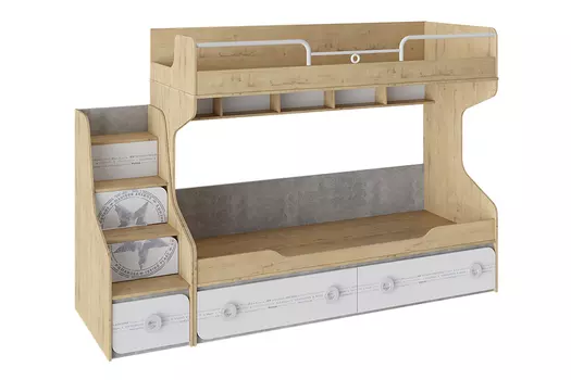 Кровать двухъярусная Мегаполис