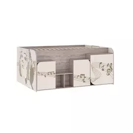 Кровать комбинированная левая Битбокс