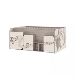 Кровать комбинированная правая Битбокс