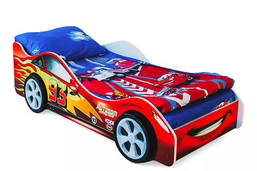 Кровать-машина детская Тачка красная