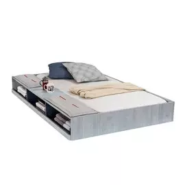 Кровать выдвижная с полками Trio