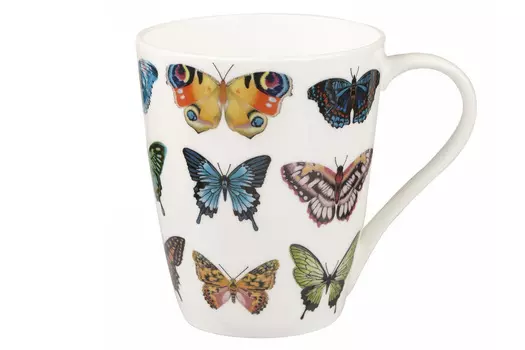 Кружка 390 мл Бабочки
