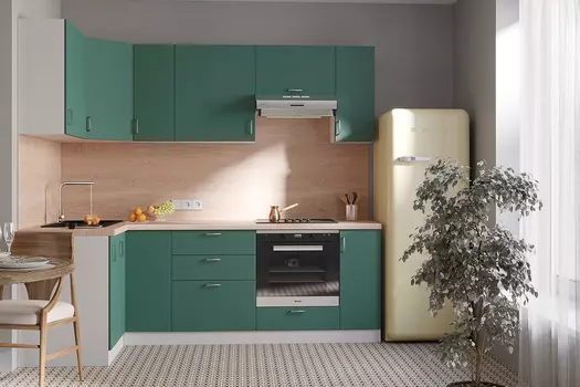 Кухонный гарнитур угловой Лайне