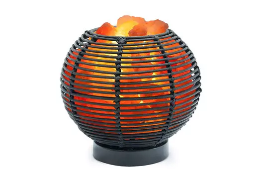 Лампа соляная Камин Ваза-шар