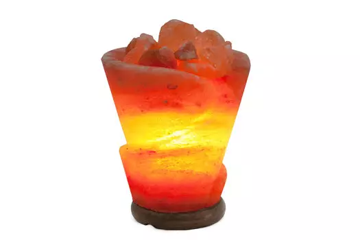 Лампа соляная Роза