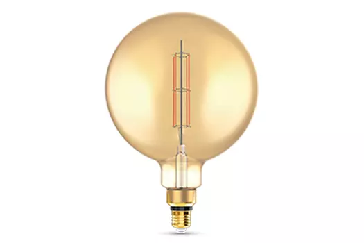 Лампа светодиодная Filament Golden straight