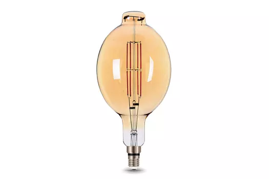 Лампа светодиодная Filament Golden straight