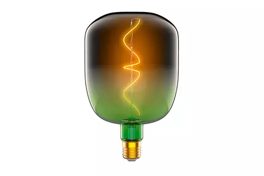 Лампа светодиодная Filament Green-clear flexible