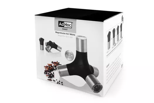 Мельница для для перца, соли, чили перца и трав Giant