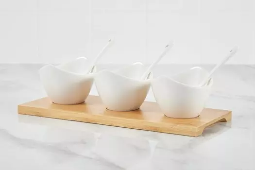 Менажница трёхсекционная Bamboo