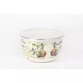 Миска с крышкой Олива
