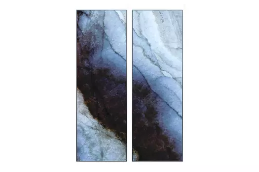 Модульная картина из 2 частей Blue Jade