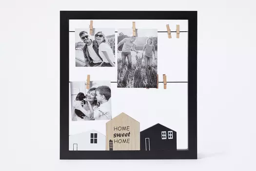 Мультирамка с 8 прищепками Sweet home