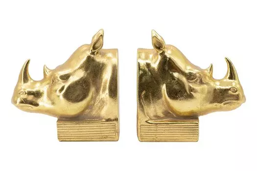 Набор держателей для книг Носорог