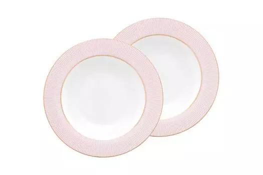Набор глубоких тарелок La Majorelle Pink