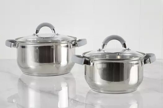 Набор кастрюль с крышками Attribute