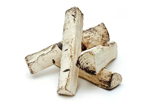 Набор керамических дров для биокамина Берёзовые четверики