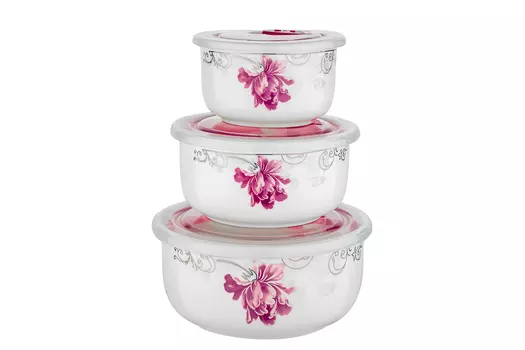 Набор контейнеров Ceramics Flower