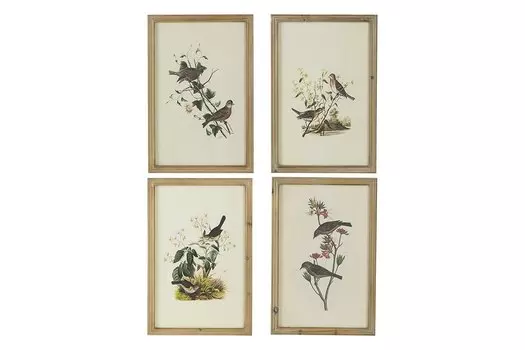 Набор панно в раме Птицы