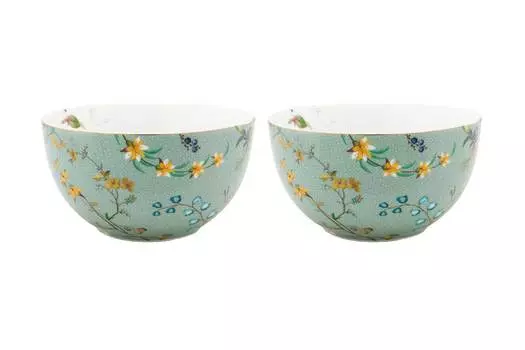 Набор пиал Jolie Flowers Blue