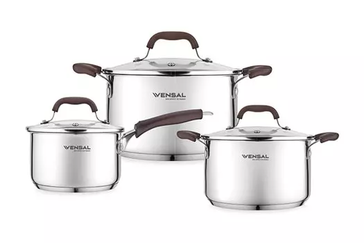 Набор посуды с крышками Coquet