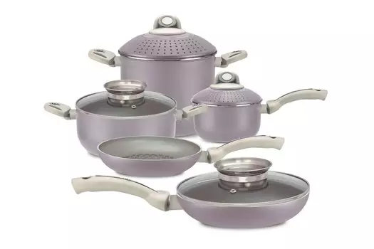 Набор посуды с крышками Diamond Rose Pen