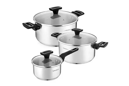 Набор посуды с крышками Velours noir