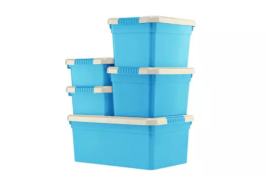 Набор ящиков с ручками для хранения вещей Kid's Box