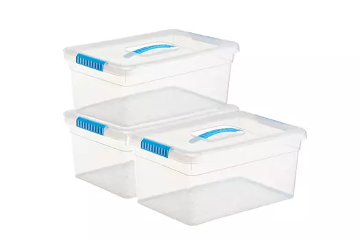 Набор ящиков с ручками для хранения вещей Standart