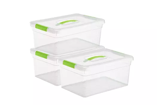 Набор ящиков с ручками для хранения вещей Standart